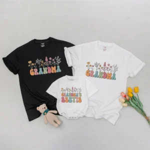 1st Birthday Surfing Shirt Outfit, Family Matching Tee, Toddler Size, Personalized, Cotton Blend