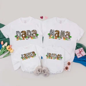 Aunt & Niece Matching T-Shirt: Personalized Family Tee, Custom Gift for Auntie, Cotton Blend, Various Sizes