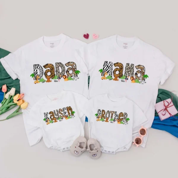 Aunt & Niece Matching T-Shirt: Personalized Family Tee, Custom Gift for Auntie, Cotton Blend, Various Sizes