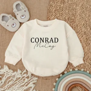 Baby Boy Romper - 'Auntie's Little Dude' Bodysuit - Infant Outfit - Baby Shower Gift - Soft Cotton