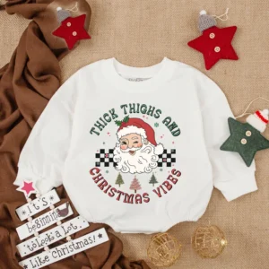 Baby Girl Romper Outfit: Autumn Holiday Apparel Bodysuit, Cute Bow, Toddler Clothes