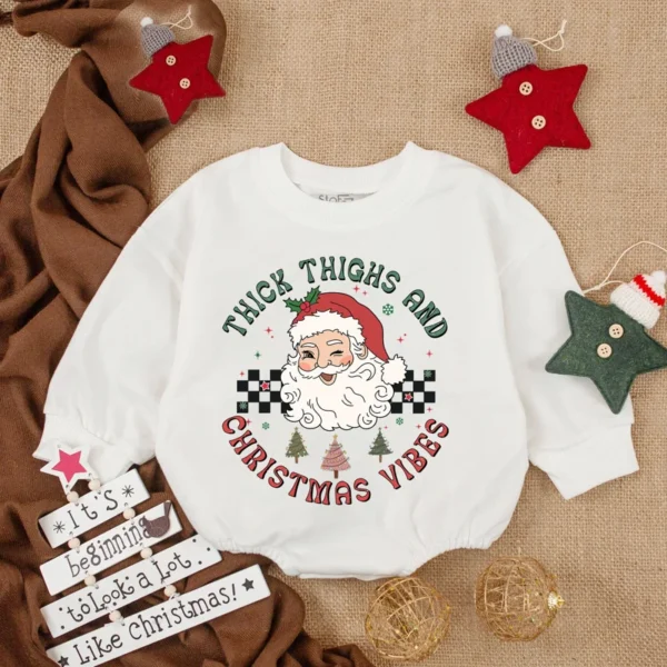 Baby Girl Romper Outfit: Autumn Holiday Apparel Bodysuit, Cute Bow, Toddler Clothes