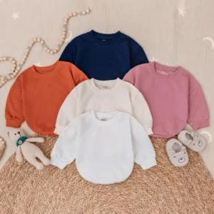 Baby Romper Apparel - Soft Cotton Blend Bodysuit - Newborn to 24 Months - Customizable Design