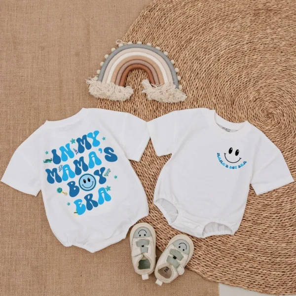 Baby Romper - Customizable Cotton Bodysuit - Newborn Apparel - Soft Bubble Romper