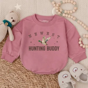 Baby Romper: Duckling Bodysuit Outfit, Newborn to 24 Months, Soft Cotton Blend, Various Colors & Styles