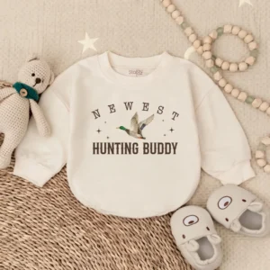 Baby Romper: Duckling Bodysuit Outfit, Newborn to 24 Months, Soft Cotton Blend, Various Colors & Styles