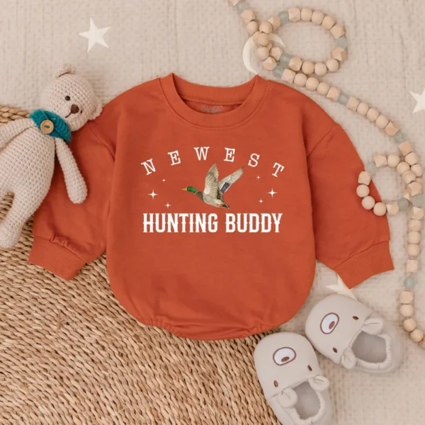Baby Romper: Duckling Bodysuit Outfit, Newborn to 24 Months, Soft Cotton Blend, Various Colors & Styles