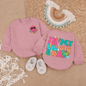 Baby Romper Girl Outfit - Little Sister Bodysuit - Newborn to 24 Months - Cotton Blend - Various Colors