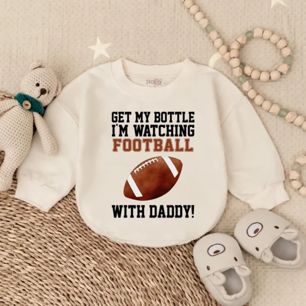 Baby Romper - Newborn Outfit - First Father's Day Gift - Cotton Blend - Multiple Colors