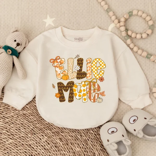 Baby Romper Outfit - Adorable Print Baby Bodysuit - Newborn Apparel - Soft & Cozy Romper