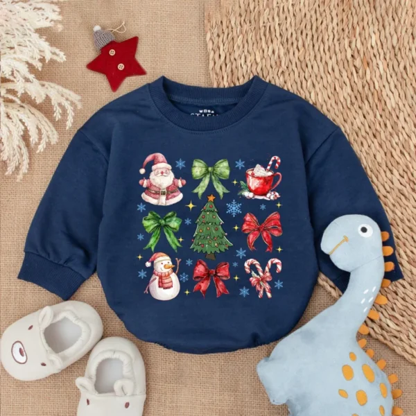 Baby Romper Outfit Autumn Long Sleeve Newborn to Toddler Cotton Blend