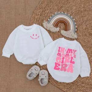 Baby Romper Outfit - Light Mauve Short Sleeve Bubble Romper - Newborn Outfit