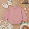 Baby Romper Outfit: Soft Cotton Apparel, Newborn Size, Assorted Colors, Perfect for Baby Girls