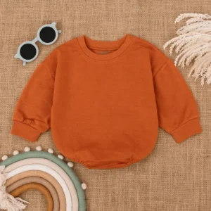 Baby Romper Outfit: Soft Cotton Apparel, Newborn Size, Assorted Colors, Perfect for Baby Girls