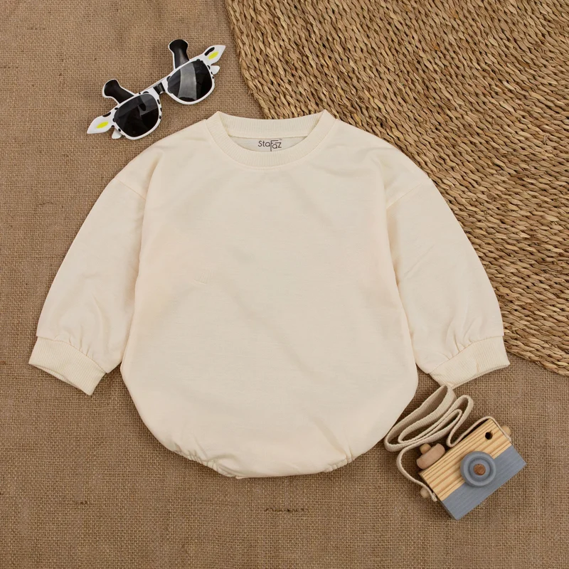 Baby Romper Outfit: Soft Cotton Apparel, Newborn Size, Assorted Colors, Perfect for Baby Girls