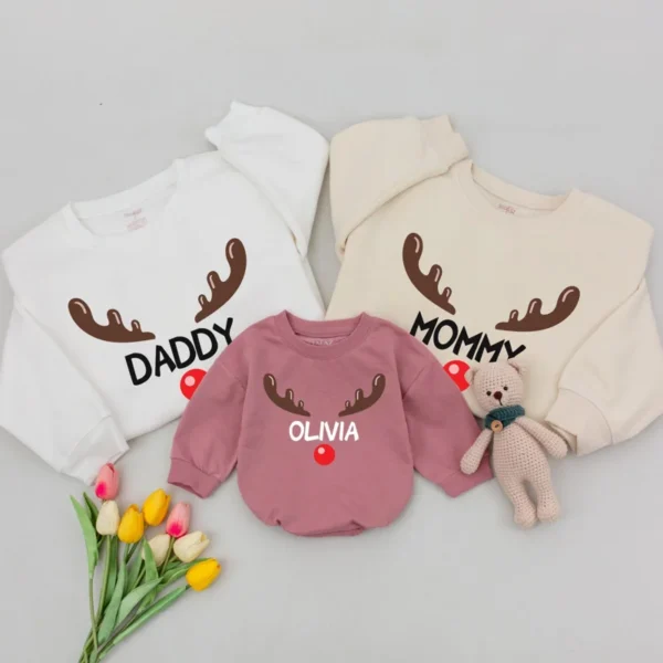 Custom Auntie Sweatshirt with Name - Personalized Pink Bow Aunt Shirt - Newborn Baby Gift - Pregnancy Reveal