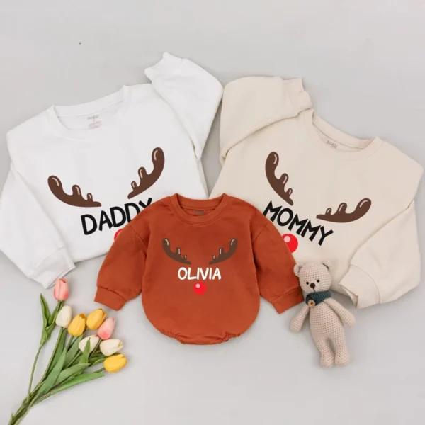 Custom Auntie Sweatshirt with Name - Personalized Pink Bow Aunt Shirt - Newborn Baby Gift - Pregnancy Reveal