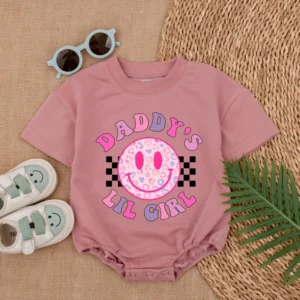 Custom Name Baby Romper - Personalized Sweatshirt Romper - Baby Clothes - Custom Baby Romper