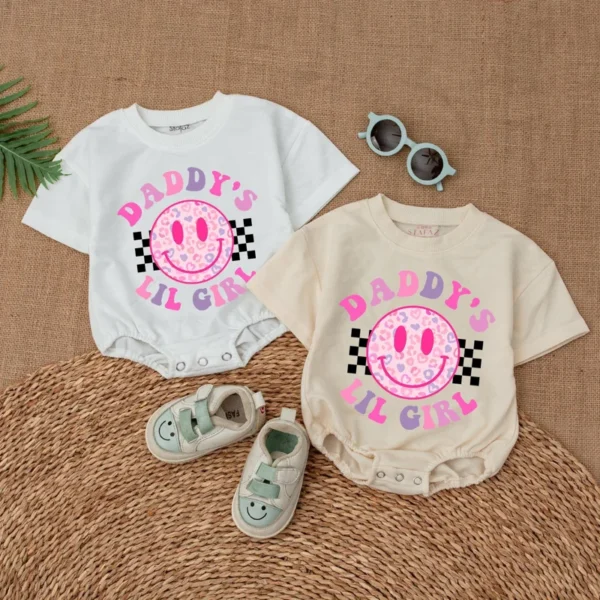 Custom Name Baby Romper - Personalized Sweatshirt Romper - Baby Clothes - Custom Baby Romper