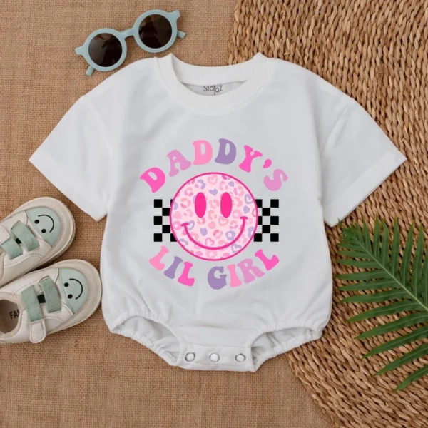 Custom Name Baby Romper - Personalized Sweatshirt Romper - Baby Clothes - Custom Baby Romper