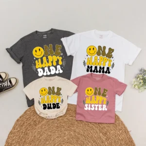 Deer Camo Birthday T-Shirt: Personalized Family Matching Tee, Hunting Theme, Boy's First Birthday, Custom Gift