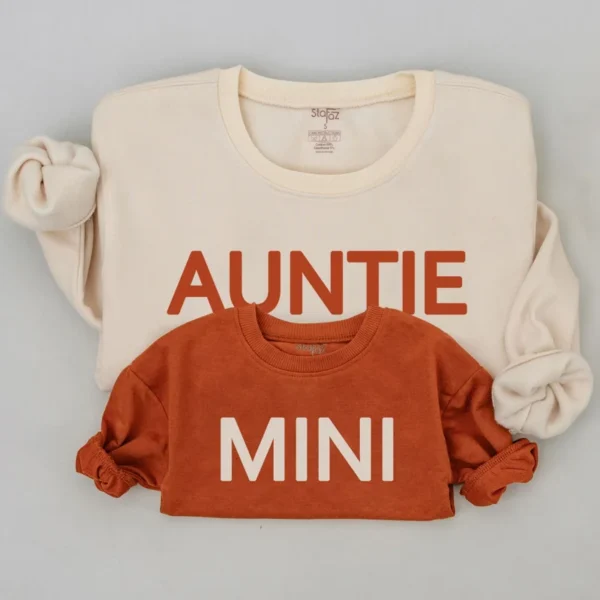 Fall Sweatshirts: Spooky Mama Mini Halloween Matching Family Outfits, Mommy and Me Sweaters