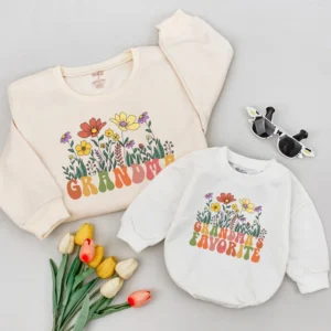 Family Custom Name Shirts - Personalized Matching T-Shirts - Unisex Apparel - Custom Floral Letter Design