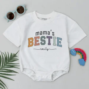 First Birthday Outfit Girl Bubble Romper - Baby Clothes - Custom 1st Birthday Gift - Toddler Romper