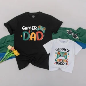 Gigi and Bestie Matching Set - Personalized Sweatshirt, Baby Romper, Grandma Gift - Cotton Blend - Custom Sizes