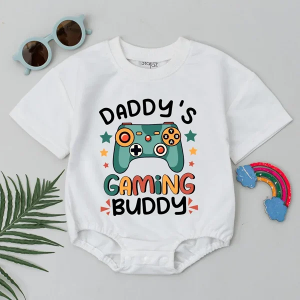 Gigi and Bestie Matching Set - Personalized Sweatshirt, Baby Romper, Grandma Gift - Cotton Blend - Custom Sizes