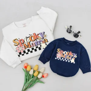 Halloween Matching Sweatshirts: Family Outfits, Mommy and Me Sweaters, Halloween Shirt, Unisex Fit