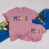 Mama & Mini Matching T-Shirts - Personalized Mother's Day Outfit - Cotton Blend - Various Sizes