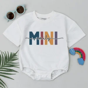 Mama & Mini Matching T-Shirts - Personalized Mother's Day Outfit - Cotton Blend - Various Sizes
