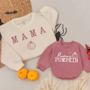 Matching Family Sweatshirts - Auntie & Me, Bestie Sets - Fall Gifts - Cotton/Spandex Blend
