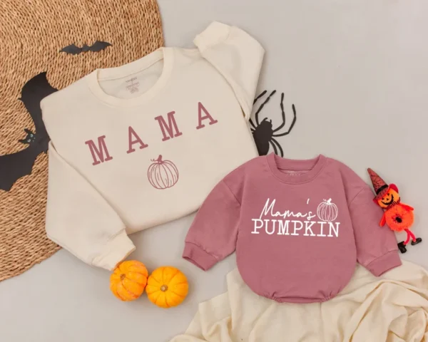 Matching Family Sweatshirts - Auntie & Me, Bestie Sets - Fall Gifts - Cotton/Spandex Blend