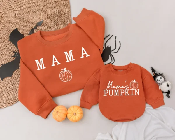 Matching Family Sweatshirts - Auntie & Me, Bestie Sets - Fall Gifts - Cotton/Spandex Blend