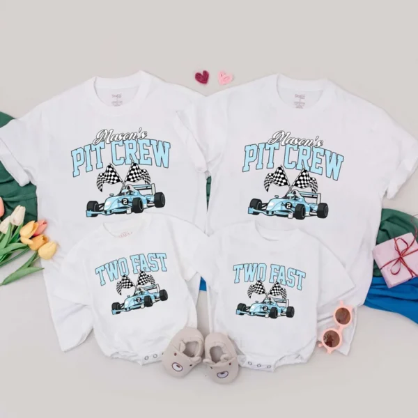 Matching Family Sweatshirts: Mother & Baby Personalized Set - Cotton Blend - Sizes S-XXL