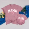 Matching Mama and Mini T-Shirts, Family Outfit, Personalized Romper, Mother's Day Gift