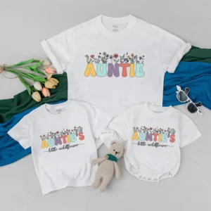 Matching Mama and Mini T-Shirts - Personalized Mommy and Me Outfit - Mother's Day Gift - Cotton Blend - Various Sizes