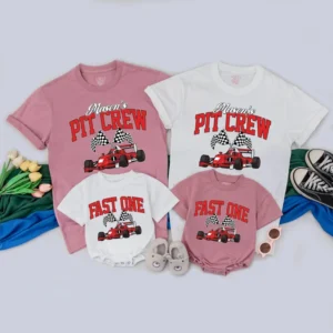 One Happy Camper Shirt - First Birthday Outfit - Family Camping Tees - Cotton/Spandex - Various Sizes