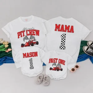 One Happy Camper Shirt - First Birthday Outfit - Family Camping Tees - Cotton/Spandex - Various Sizes