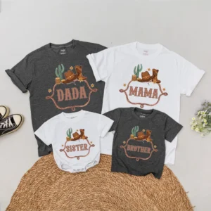Personalized Aunt Niece Matching Shirt, Family Tees, Cotton Blend, Custom Sizes, Checkered Design