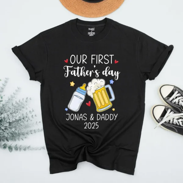 Personalized Aunt and Baby Matching Outfit - T-Shirts & Rompers - Custom Sizes & Colors - Cotton Blend