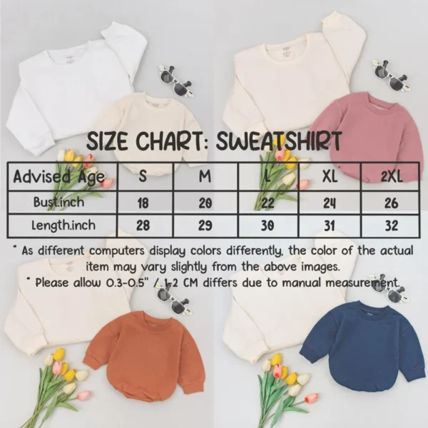 Personalized Auntie and Little Dude Sweatshirt - Custom Matching Set - Unisex Fit - Cotton Blend - Sizes S-2XL