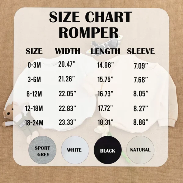 Personalized Baby Romper Outfit - Custom Baby Romper - Newborn Clothes - Personalized Baby Outfit