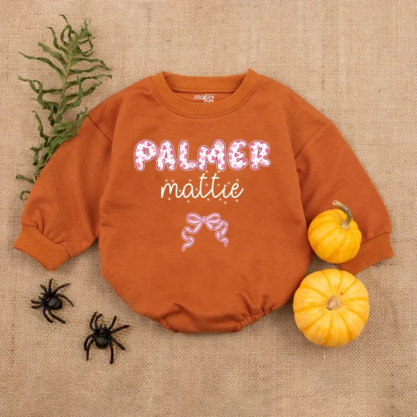Personalized Baby Romper Outfit - Custom Baby Romper - Newborn Clothes - Personalized Baby Outfit