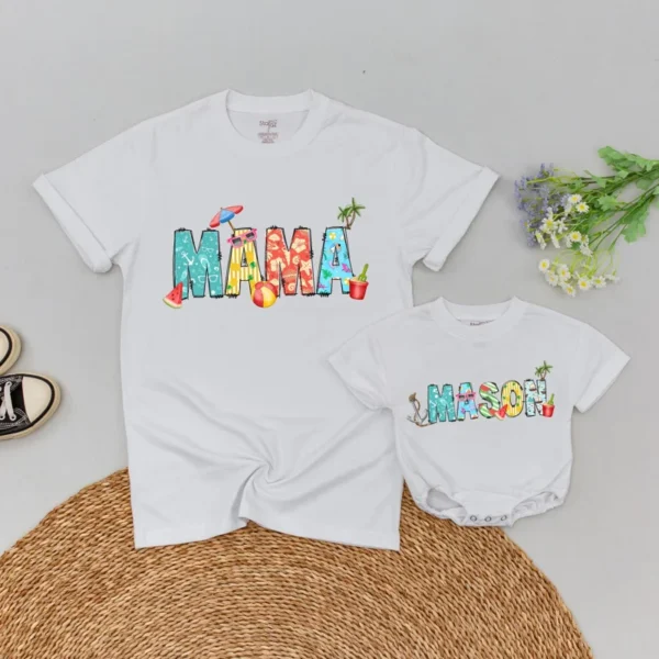 Personalized Bee Birthday Family T-Shirt, Matching Outfit, Custom Sizes, Cotton Blend, Bumblebee Party Apparel