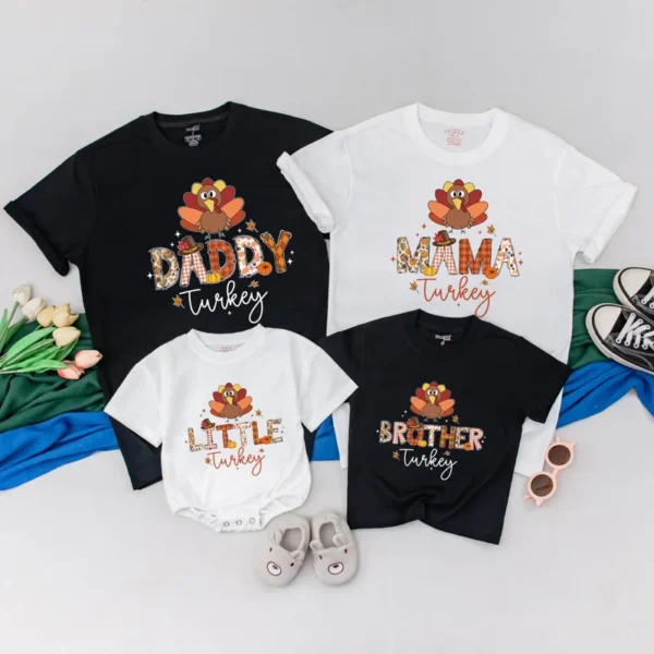 Personalized Birthday Family T-Shirt, Airplane Theme, Matching Outfit, Cotton/Spandex Blend