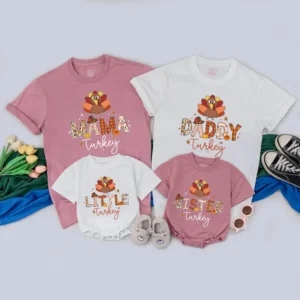 Personalized Birthday Family T-Shirt, Airplane Theme, Matching Outfit, Cotton/Spandex Blend