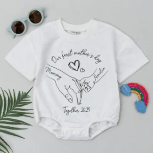 Personalized Easter Bunny Sweatshirt - Family Matching Set - Custom Mama & Mini Bunny - Cotton Blend - Sizes Newborn to Adult